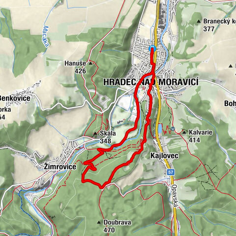 Hradec nad Moravicí - Kaple sv. Jana Nepomuckého - Restaurace Sonáta