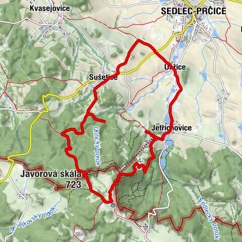 Restaurace M2 - Monínec - Javorová skála - Kaplička