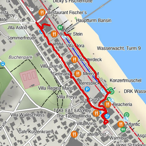 Promenade und Bergstraße Bansin