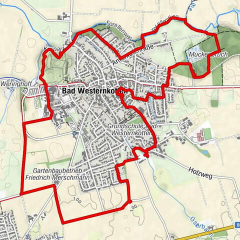 Pilgerweg "Anders gehen", Bad Westernkotten, Regierungsbezirk Arnsberg/Deutschland