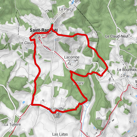 Saint-Raphaël - Le Colombier - Lacrouzille - Le Claud