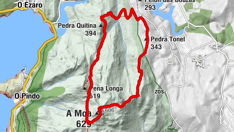 O Fieiro - Pedra Quitina - A Moa - Alto das Cortes