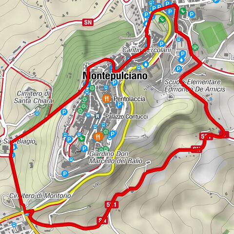 Montepulciano - Chiesa di Sant'Agostino - Chiesa di San Biagio - Chiesa di Santa Lucia