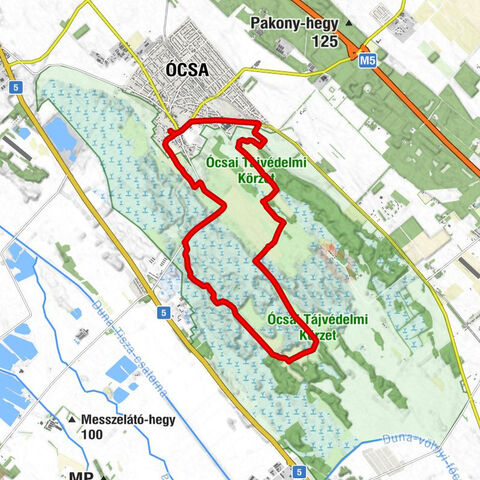 Ócsa - Református templom - Bajor Étterem - Öregfalu
