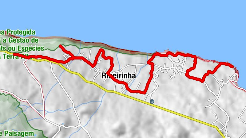 Ribeirinha - Miradouro do Alto dos Cedros - Igreja de Santo Antão