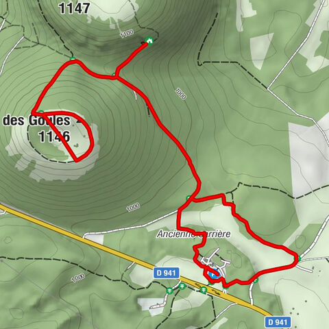 Orcines - Puy des Goules - Grotte du Sarcouy