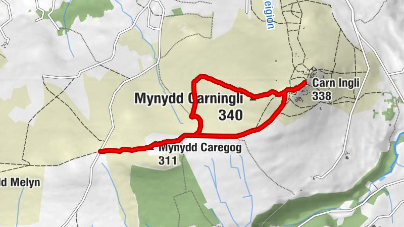Newport - Mynydd Caregog - Carn Ingli - Mynydd Carningli