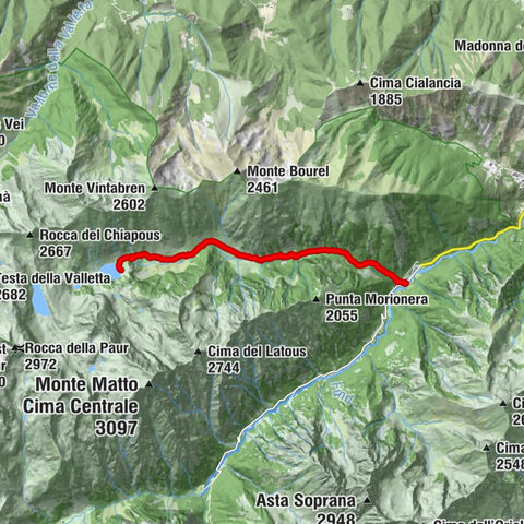 Sant'Anna Valdieri - Gias del Prato - Ex case reali del Chiot - Rifugio Livio Bianco