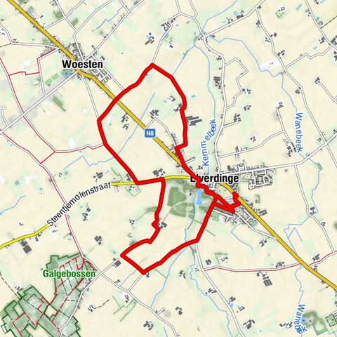 Elverdinge - Sint-Petrus en Pauluskerk - De Lissewal - Mariakapelletje