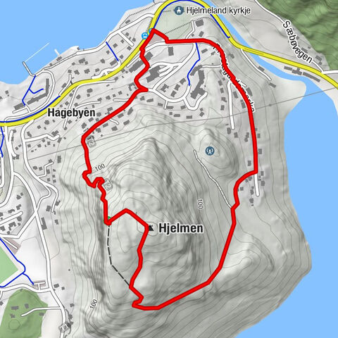 Hjelmeland - Hjelmen - Hagebyen