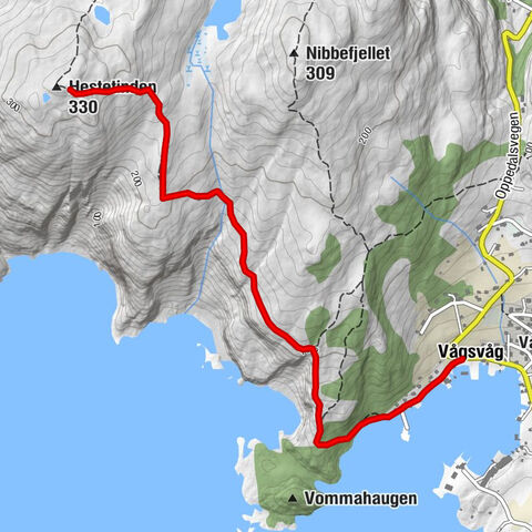 Vågsvåg - Hesten - Hestetinden