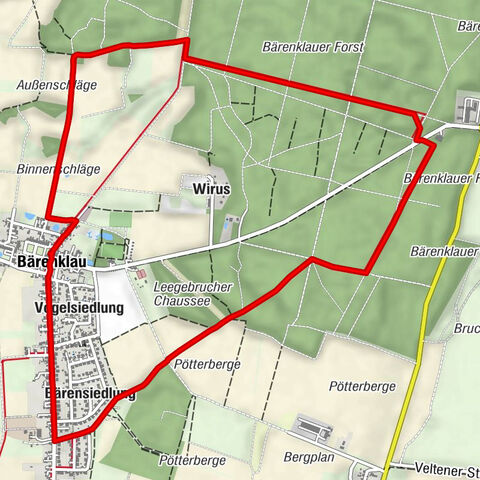 Remontehof - Vogelsiedlung - Bärensiedlung - Gasthof zum Dorfkrug