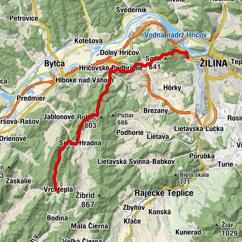 Reštaurácia pri Rajčianke - Hričov - Brada - Vrchteplá