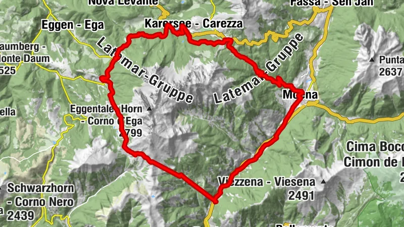 Latemar Runde - Tour 930
