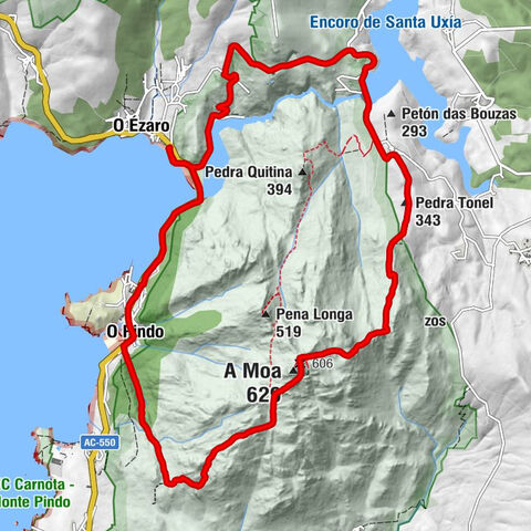A Croa - A Moa - Alto das Cortes - As Lagoelas