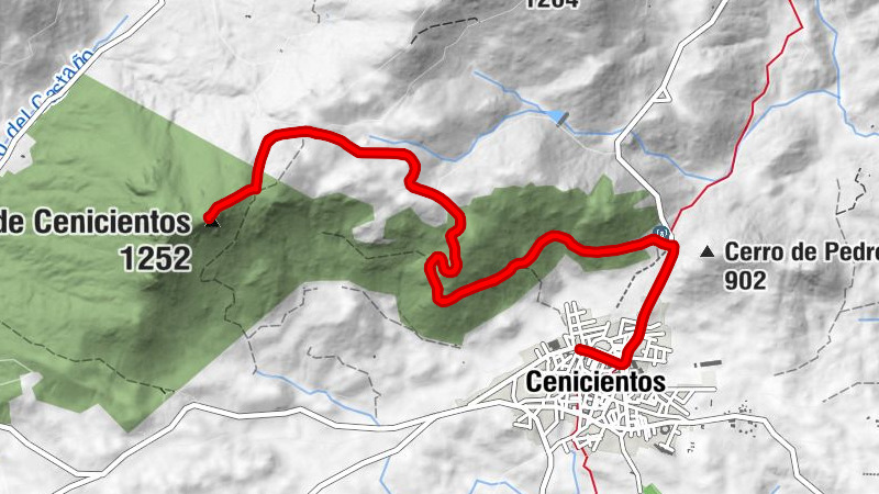 Cenicientos - Cerro de Pedro Abad - Peña de Cenicientos