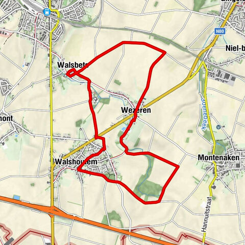 Walshoutem - Sint-Jan de Doperkerk - Sint-Amanduskerk - Heilige Kruiskapel