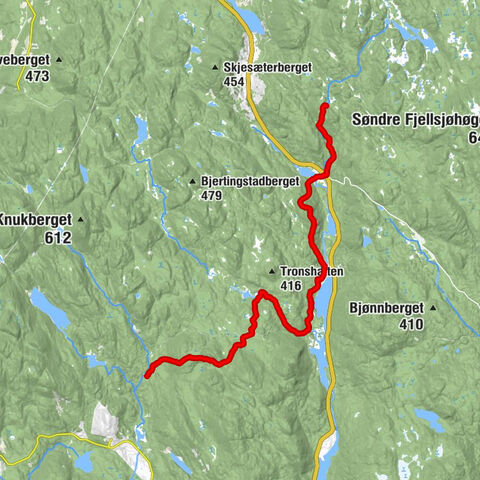 Gammelsaga - Kvernfossen - Kvila - Fløtdamkoia