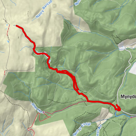 Rhyd-y-benwch - Met Stas - Blaen Hafren - Graig Wen