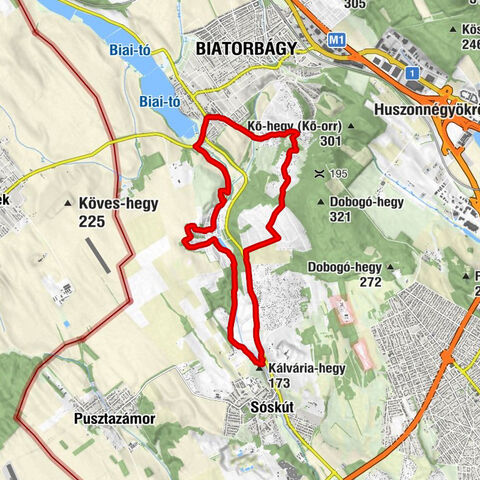 Kálvária-hegy - Zelezna Baba-barlang - Bolha-hegyi-hasadékbarlang - Biatorbágy