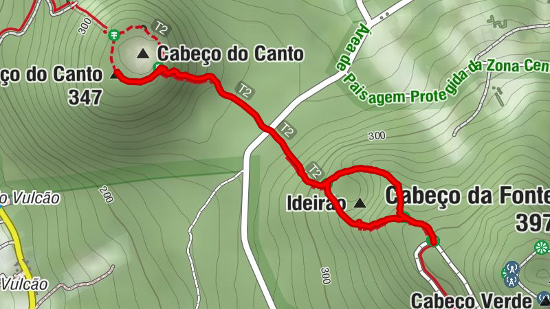 Capelo - Cabeço do Canto - Miradouro para o Caldeirão - Furna Ruim