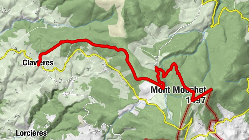 Clavières - Mont Mouchet