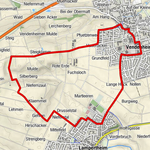 Vendenheim - In den Gaerten - Am Schmiedpfad - Lampertheim