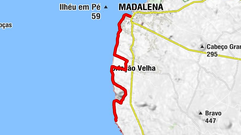 Calhau - Criação Velha - Areia Larga - Madalena