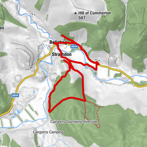 Bellabeg - Strathdon - Roadside - Forbestown