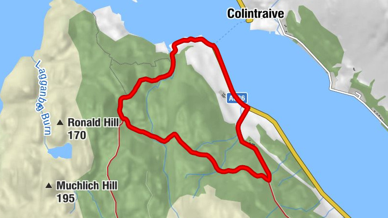 Argyll and Bute - White Knowe - Balnakailly - Rhubodach