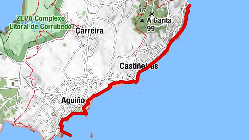 Ribeira - O Touro - As Hedreiras - O Rabelo