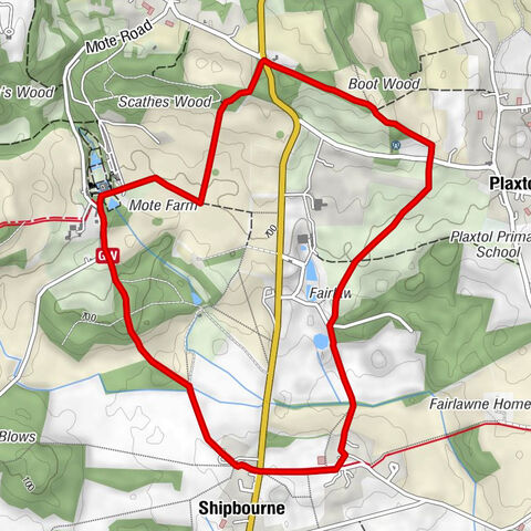 Shipbourne - Plaxtol - St Giles