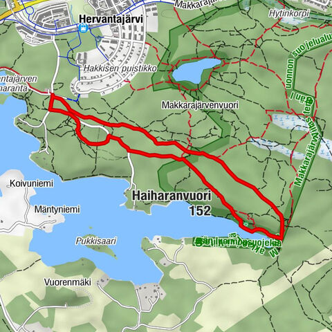 Hervantajärvi - Haiharanvuori