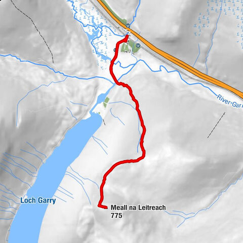Dalnaspidal - Meall na Leitreach