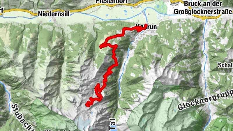 Gravel Bike Route: Kitzsteinhorn