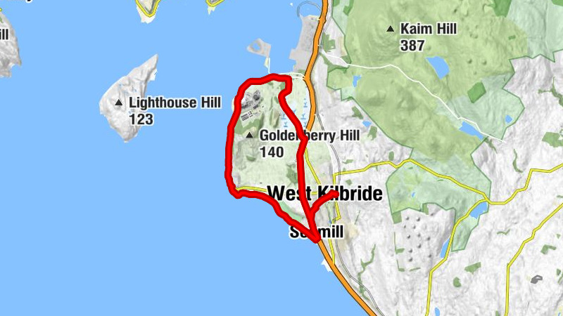 West Kilbride - West Kilbride Parish Church - Portencross