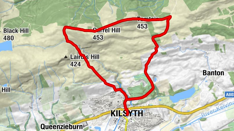 Kilsyth - Garrel Hill - Tomtain - Berryhill