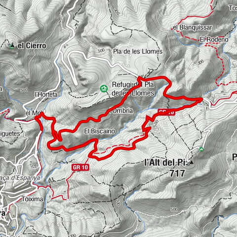 Restaurante San Antonio - el Molí - Serra de Barraix - El Chaparral