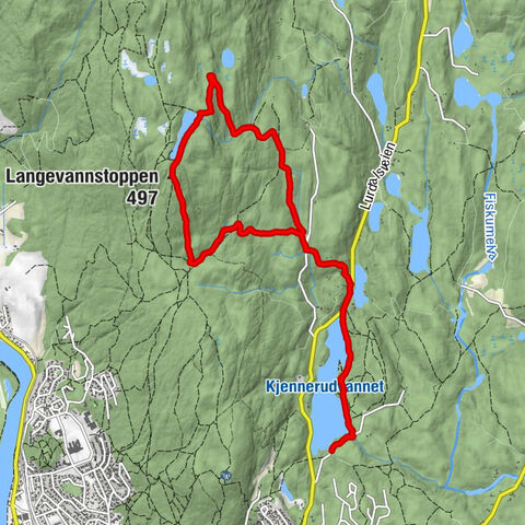 Kongsberg - Langevannstoppen