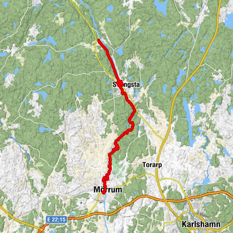 Mörrums kyrka - Mörrum - Kvarnen - Åkeholm
