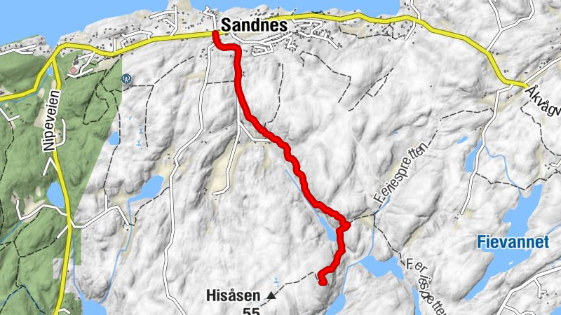 Sandnes - Hisåsen varde