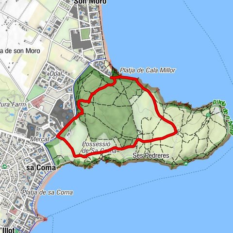 Sant Llorenç des Cardassar - Bar Es Castell - Punta de n'Amer