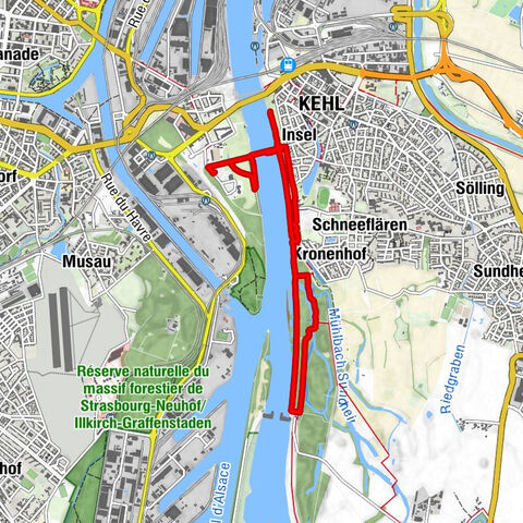 Strasbourg - Insel - Kehl