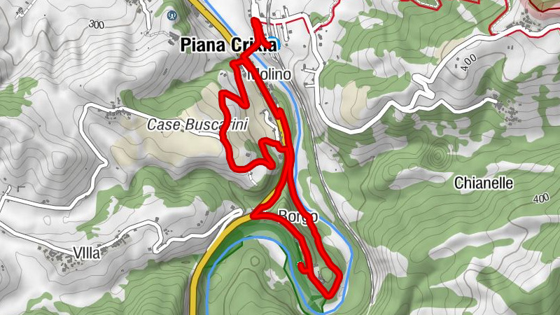 Piana - Molino - Tripoli - Borgo