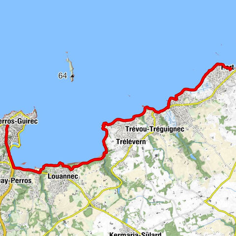 Port Blanc - Crec'h Avel - Crec'h Allano - Perros-Guirec