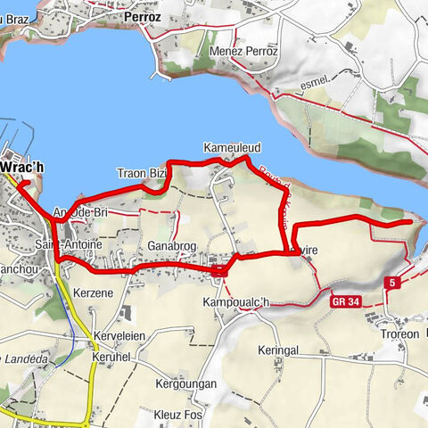 Le Port - Ar Palud - Mezedern - Aber-Wrac'h