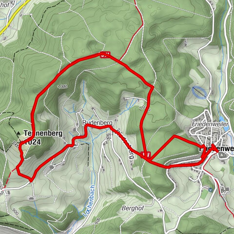 Auf der Höhe zur Schillingskapelle
