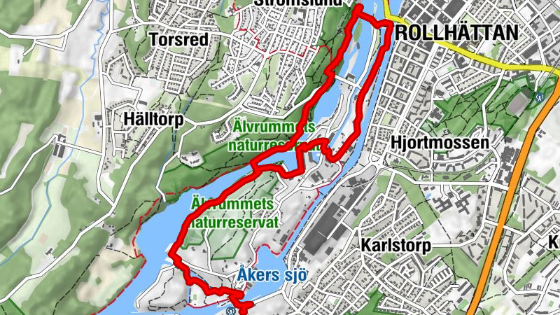 Trollhättans kommun - Stampeströmsfallet - Trollhättan - Trollhättans kyrka