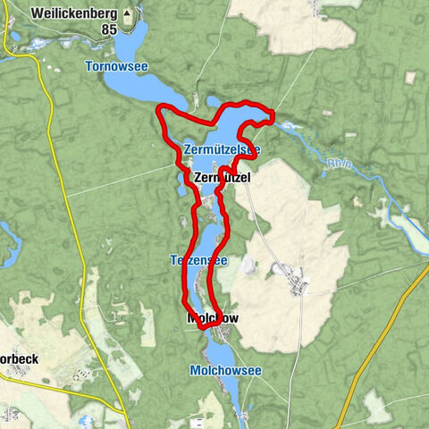 Molchow - Zermützel - Stendenitz