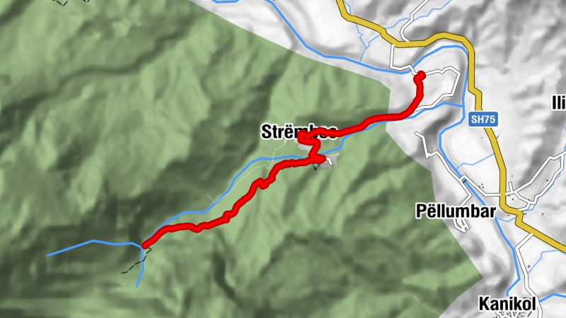 Çarçovë - Strëmbec - Ujëvara e Sopotit